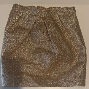 Zara Glittering Gold Kids Skirt